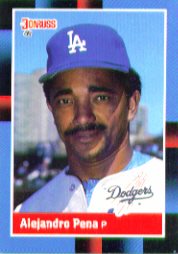 1988 Donruss Baseball Cards    598     Alejandro Pena